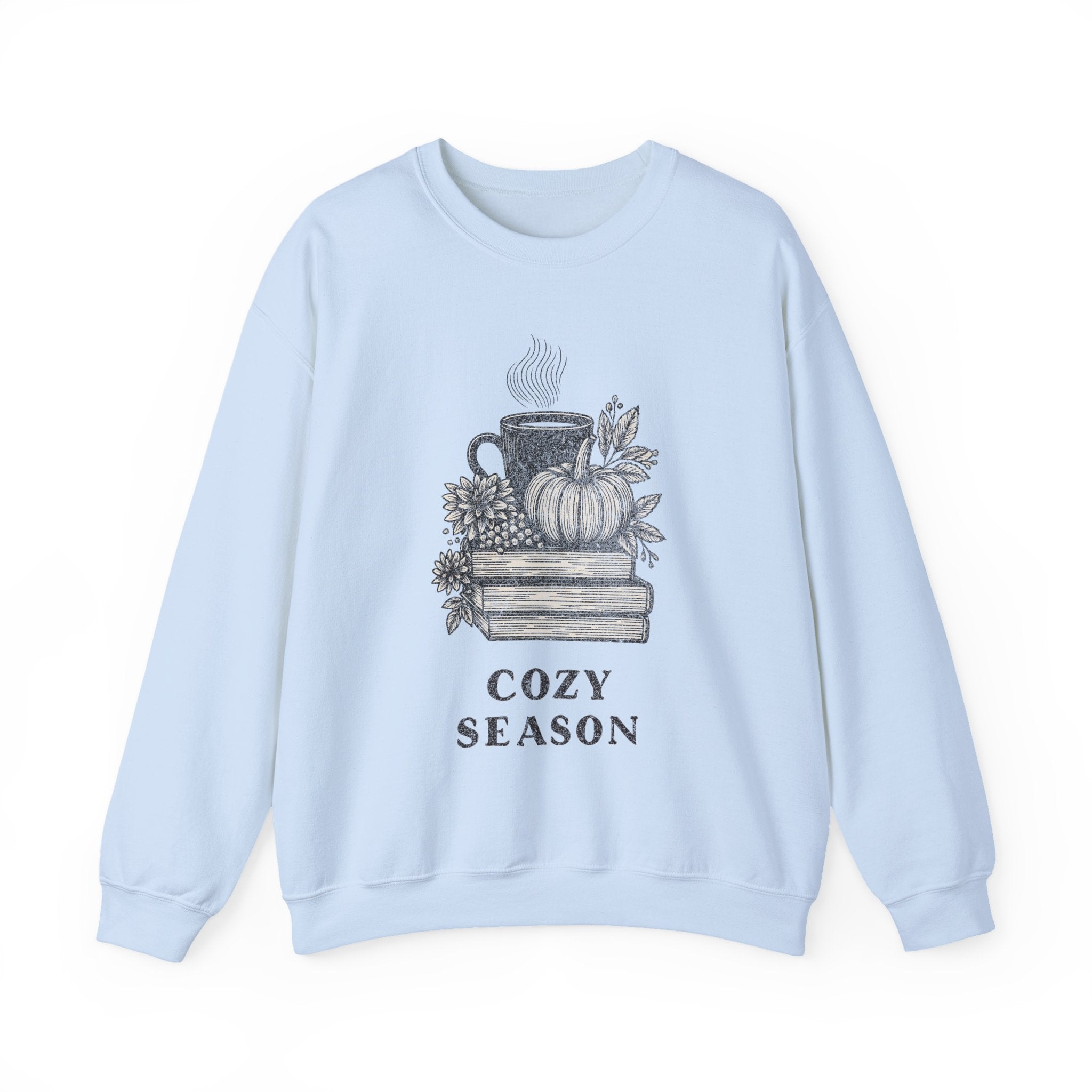 Cozy Season Sweatshirt, Vintage Reading Sweatshirt, Booklover Gift, Reader Gift, Librarian Sweatshirt, Bookworm Pullover, Bookish Crewneck