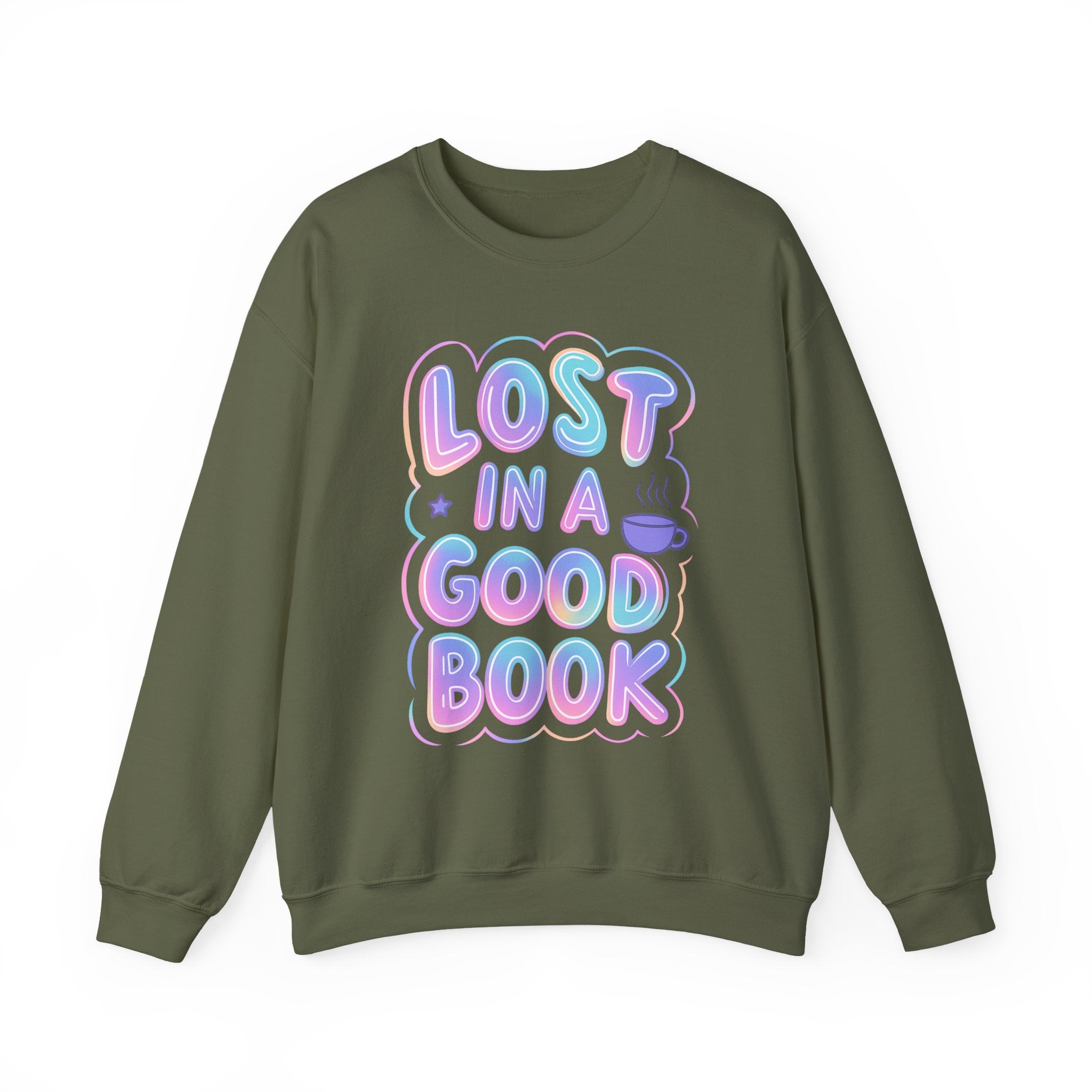 Lost in a Good Book Sweatshirt, Vintage Reading Sweatshirt, Booklover Gift, Reader Gift, Librarian Sweatshirt, Bookworm Pullover, Bookish Crewneck