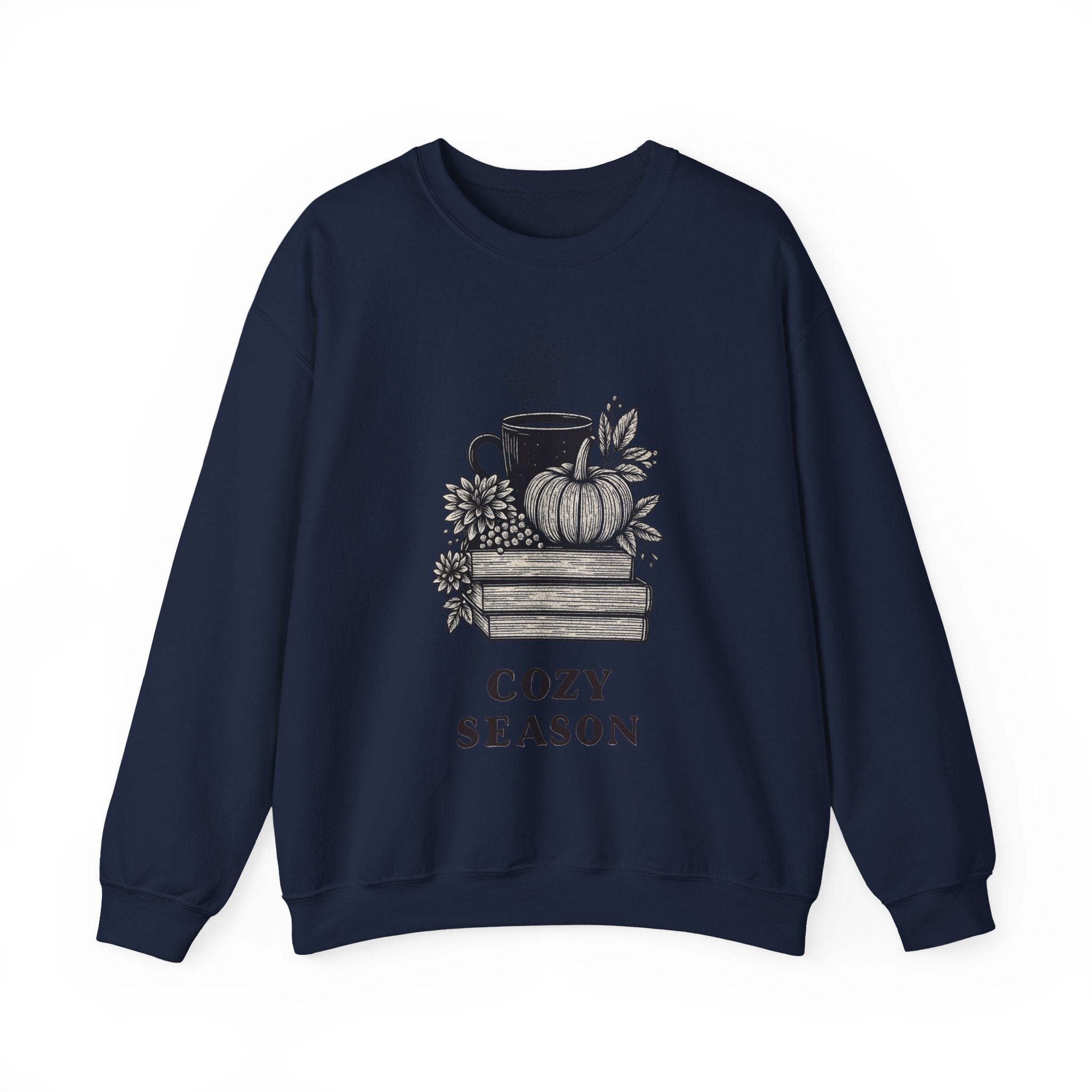 Cozy Season Sweatshirt, Vintage Reading Sweatshirt, Booklover Gift, Reader Gift, Librarian Sweatshirt, Bookworm Pullover, Bookish Crewneck