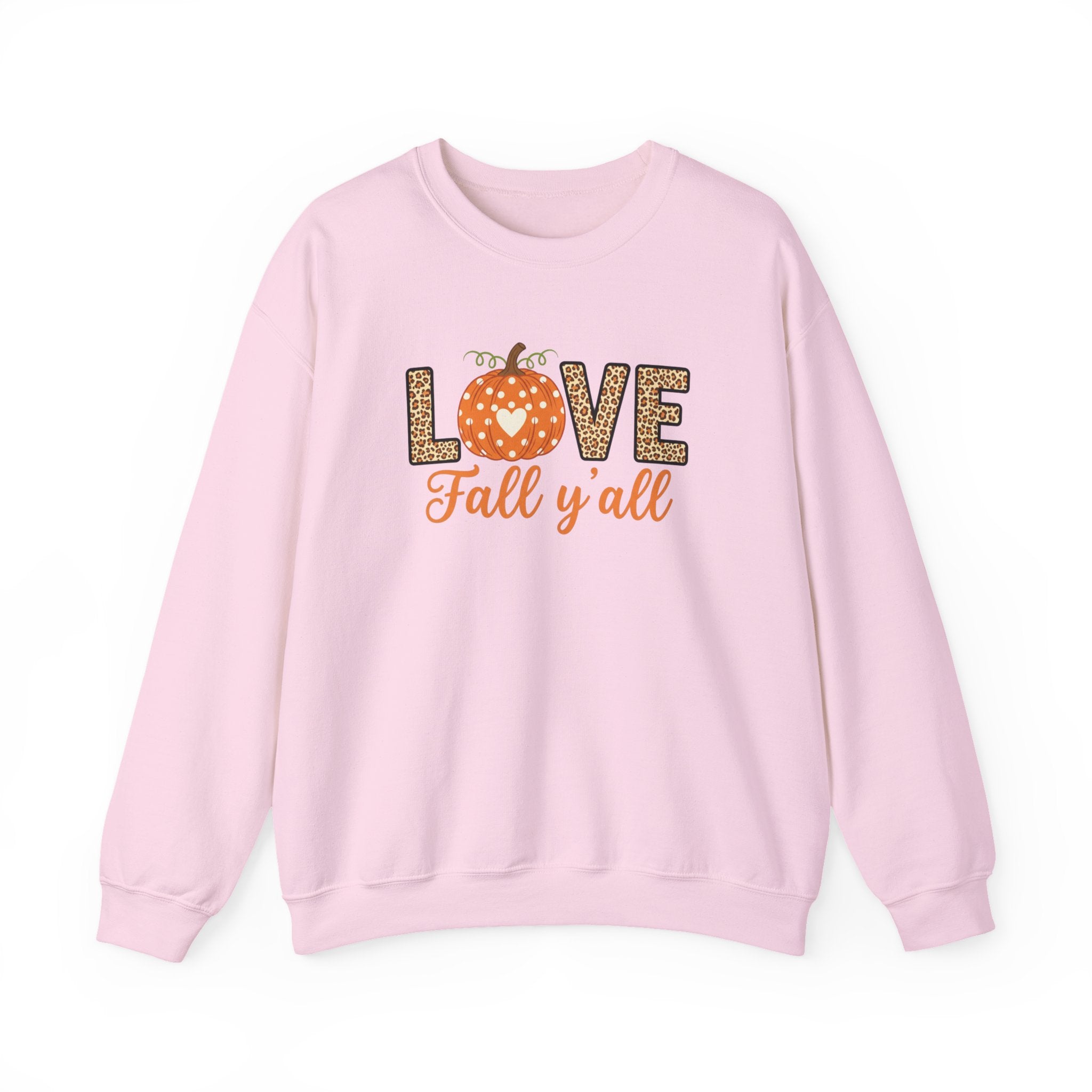 Love Thanksgiving Sweatshirt,Its Fall Yall Crewneck,Fall Sweater for Women, Pumpkin Shirt, Fall Crewneck Womens Thanksgiving Shirt