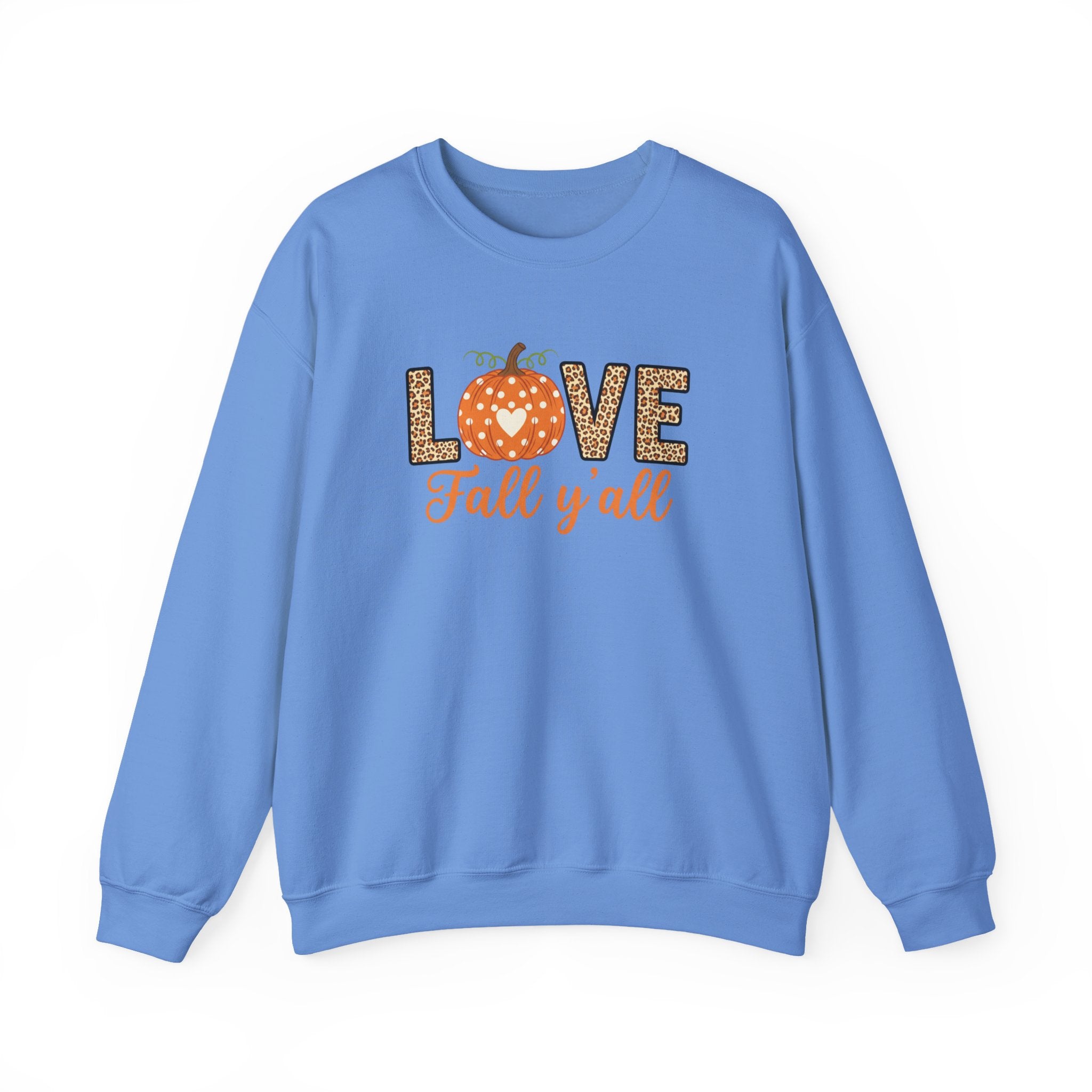 Love Thanksgiving Sweatshirt,Its Fall Yall Crewneck,Fall Sweater for Women, Pumpkin Shirt, Fall Crewneck Womens Thanksgiving Shirt