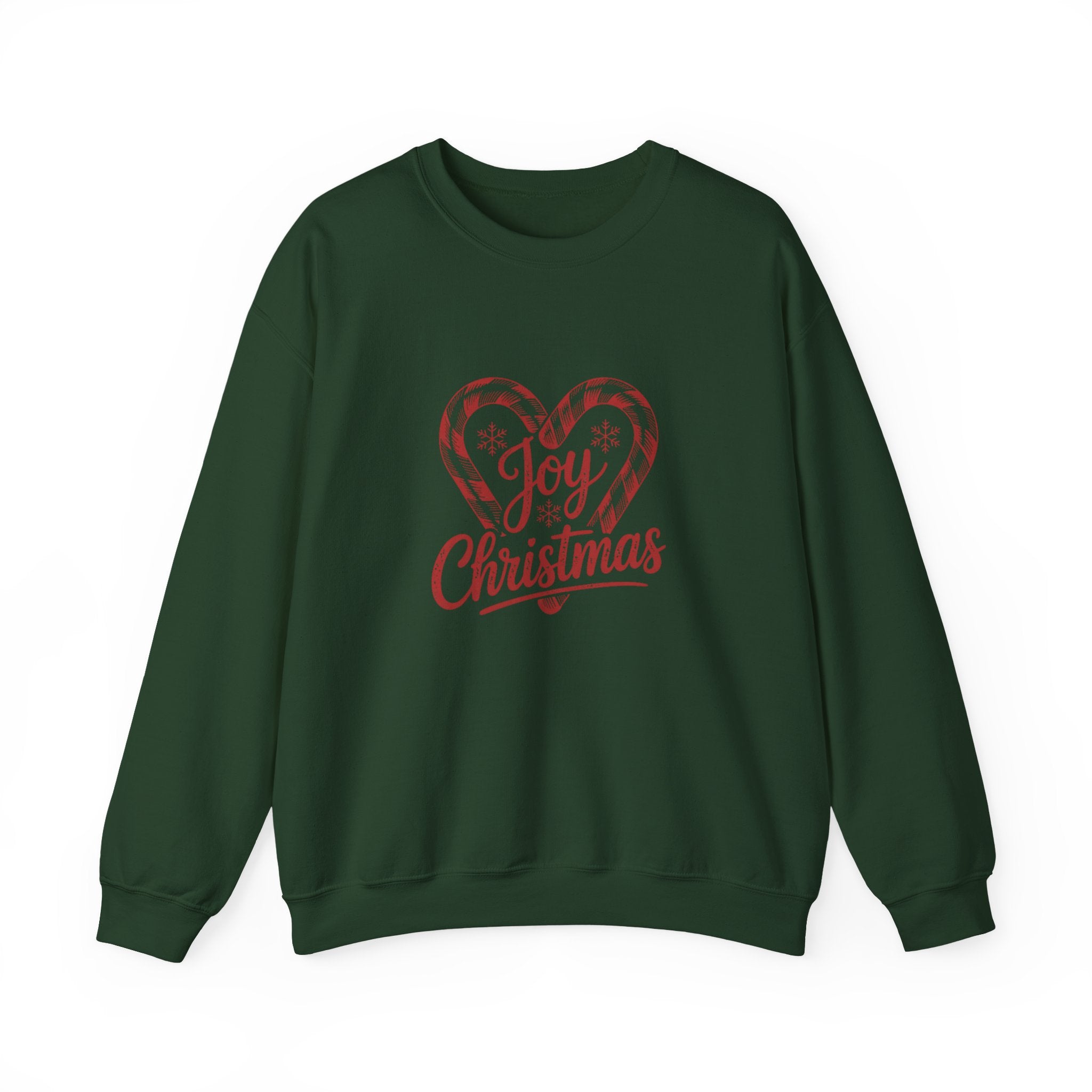 Joy Christmas Sweatshirt, Candy Cane Christmas Sweater, Joy To The World Crewneck, Cute Xmas Crewneck for Women,  Holiday Joyful Shirt