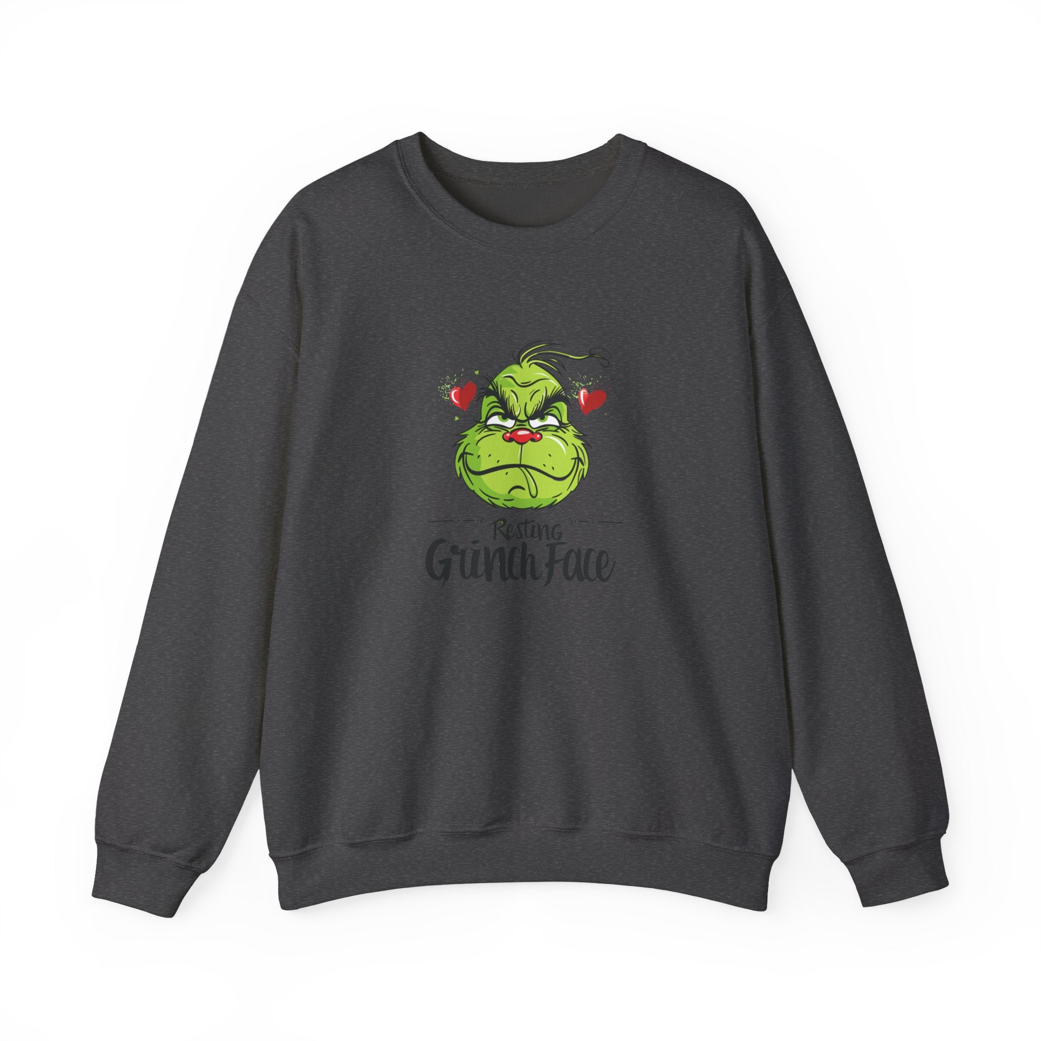 Resting Grinch Face Sweatshirt, Grinch Face Crewneck, Grinchmas Sweater, Christmas Funny Grinch Sweatshirt, Christmas Grinch Shirt Ew People Shirt