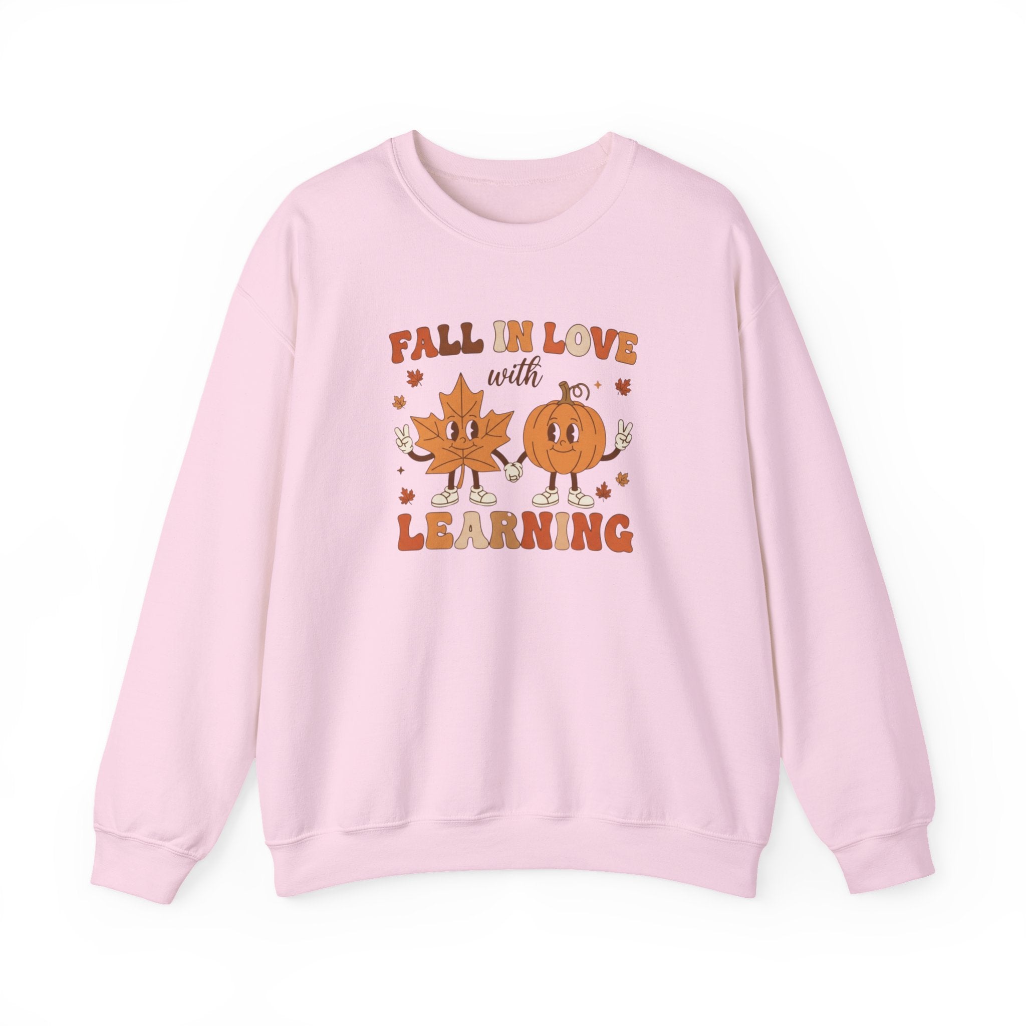 Groovy Teacher Sweatshirt, Teacher Fall Crewneck, Fall In Love With Learning Teacher Sweater, Trick or Teach Teacher, Thanksgiving Teacher Shirt