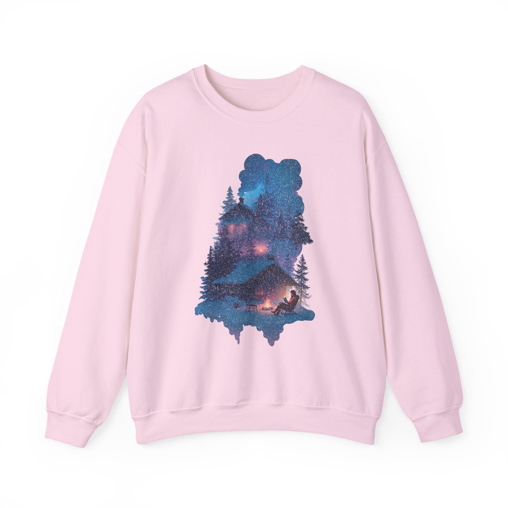 Cozy Cabin Reading Sweatshirt, Vintage Reading Sweatshirt, Booklover Gift, Reader Gift, Librarian Sweatshirt, Bookworm Pullover, Bookish Crewneck