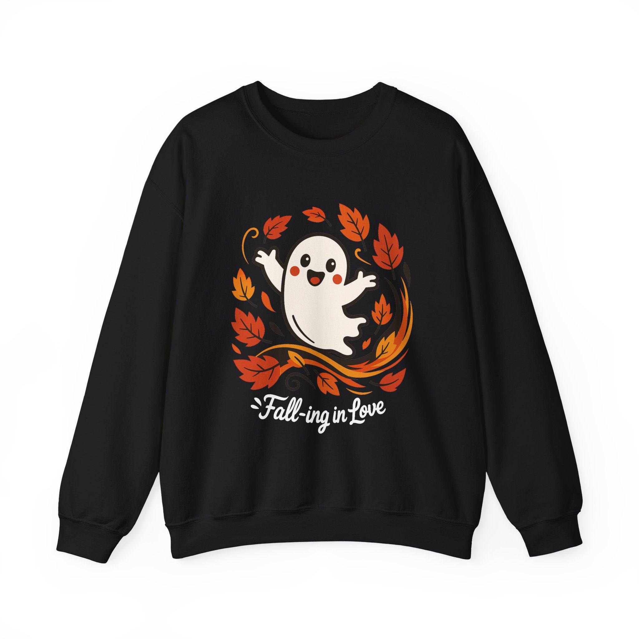 Ghost Fall Sweatshirt, Cute Halloween Crewneck, Cozy Fall Pullover, Autumn Aesthetic Crewneck, Spooky Season Gift, Fall Lovers Sweatshirt