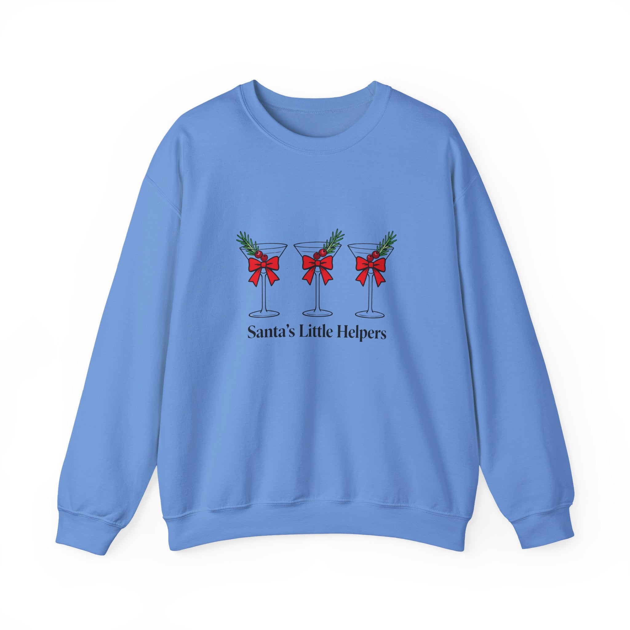 Santa's Little Helpers Sweatshirt, Christmas Woman Crewneck, Womens Christmas Shirt, Christmas Gift, Funny Christmas Shirt, Festive Holiday Gift