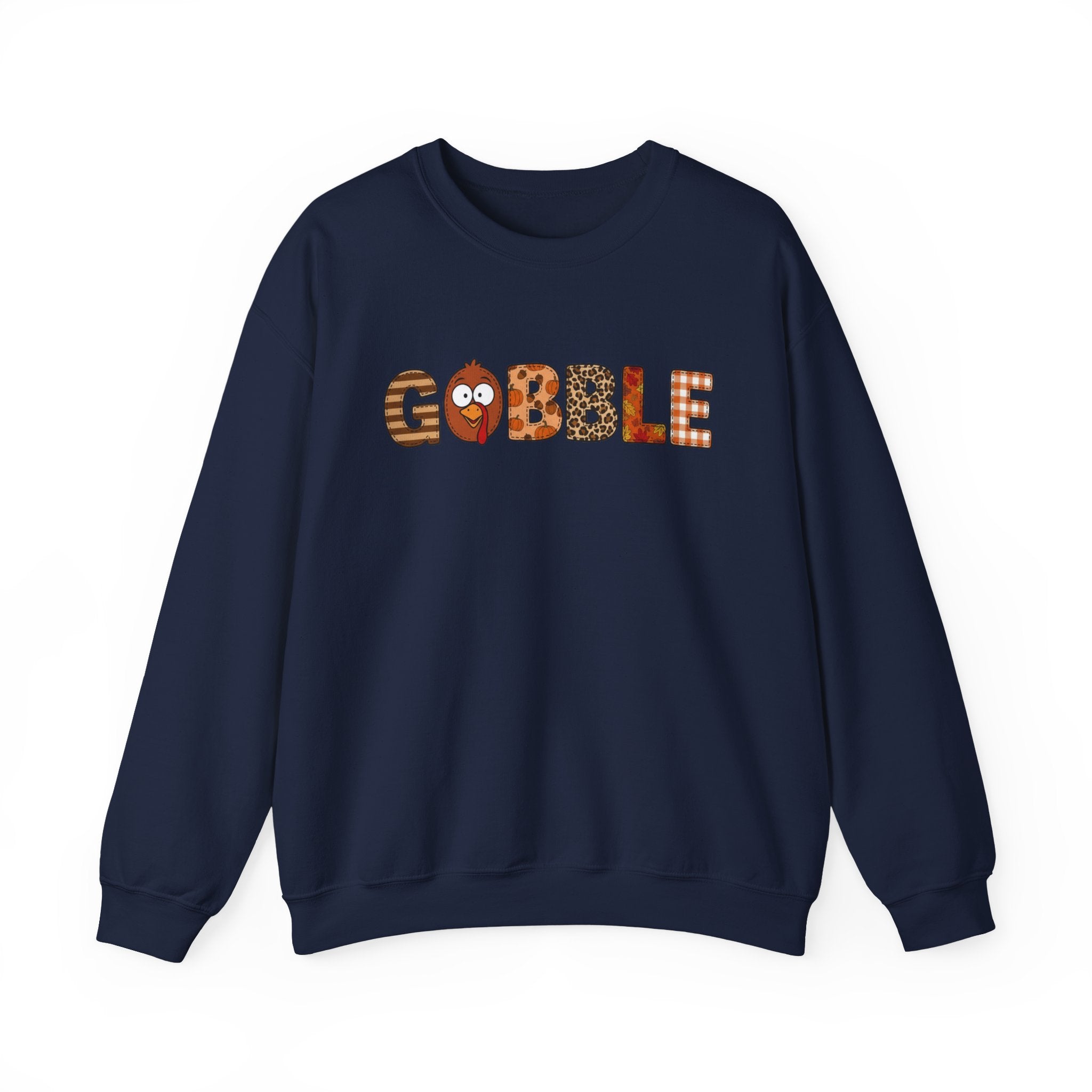 Gobble Thanksgiving Sweatshirt, Cute Thanksgiving Turkey Crewneck, Matching Thanksgiving Shirt, Family Thanksgiving Shirt, Womens Thanksgiving Shirt