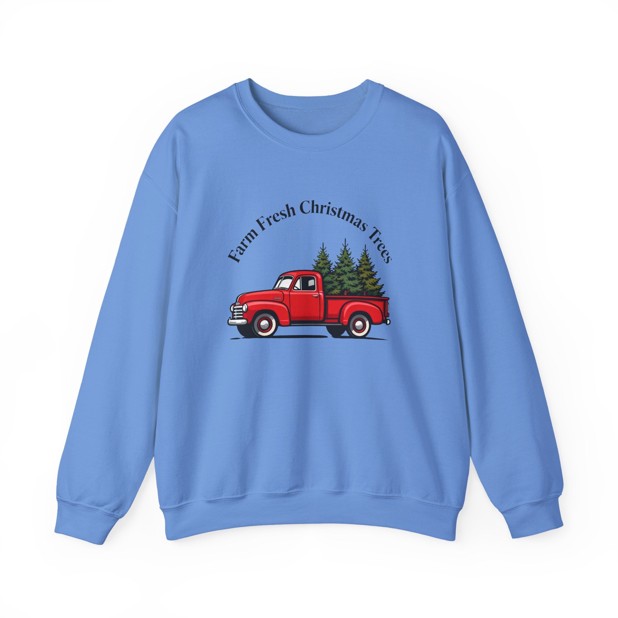 Farm Fresh Christmas Tree Sweatshirt, Christmas Crewneck for Women, Christmas Tree Shirt, Woman's Holiday Sweatshirt, Women's Xmas Tee