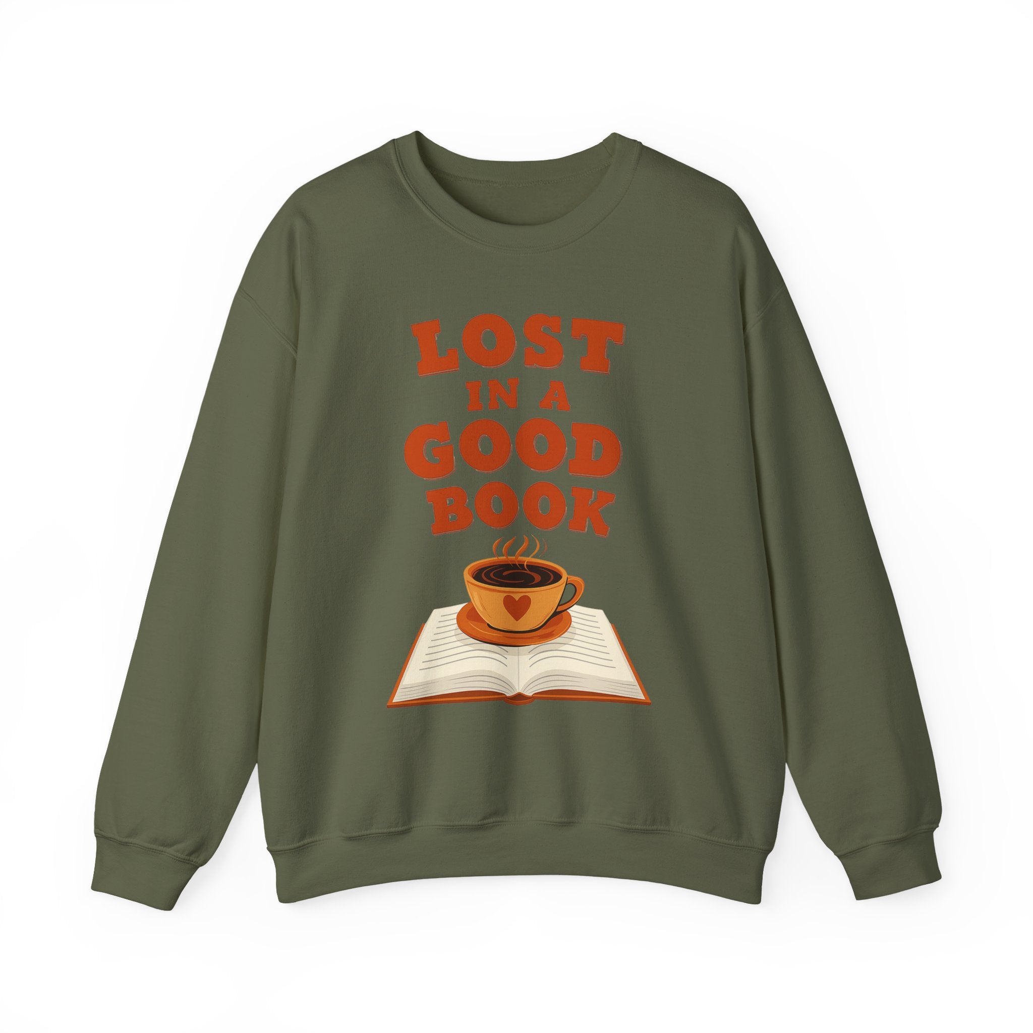 Lost in a Good Book Sweatshirt, Vintage Reading Sweatshirt, Booklover Gift, Reader Gift, Librarian Sweatshirt, Bookworm Pullover, Bookish Crewneck