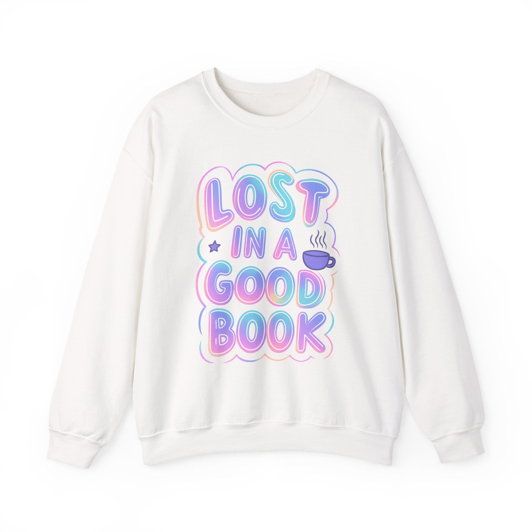 Lost in a Good Book Sweatshirt, Vintage Reading Sweatshirt, Booklover Gift, Reader Gift, Librarian Sweatshirt, Bookworm Pullover, Bookish Crewneck