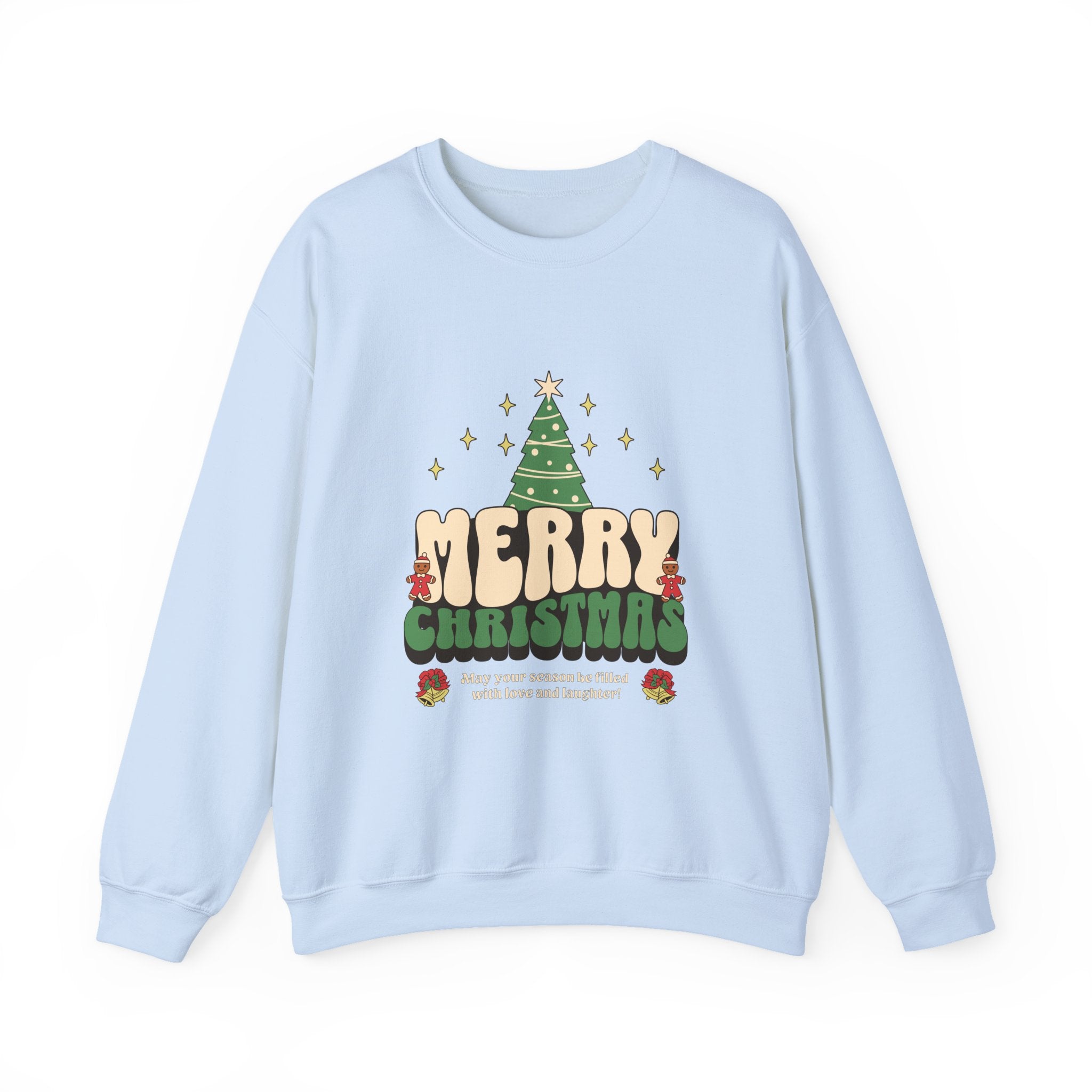 Merry Christmas Sweatshirt, Retro Christmas Tree Sweatshirt, Vintage Holiday Pullover, Cozy Winter Crewneck, Xmas Gift for Her, Festive Retro Shirt