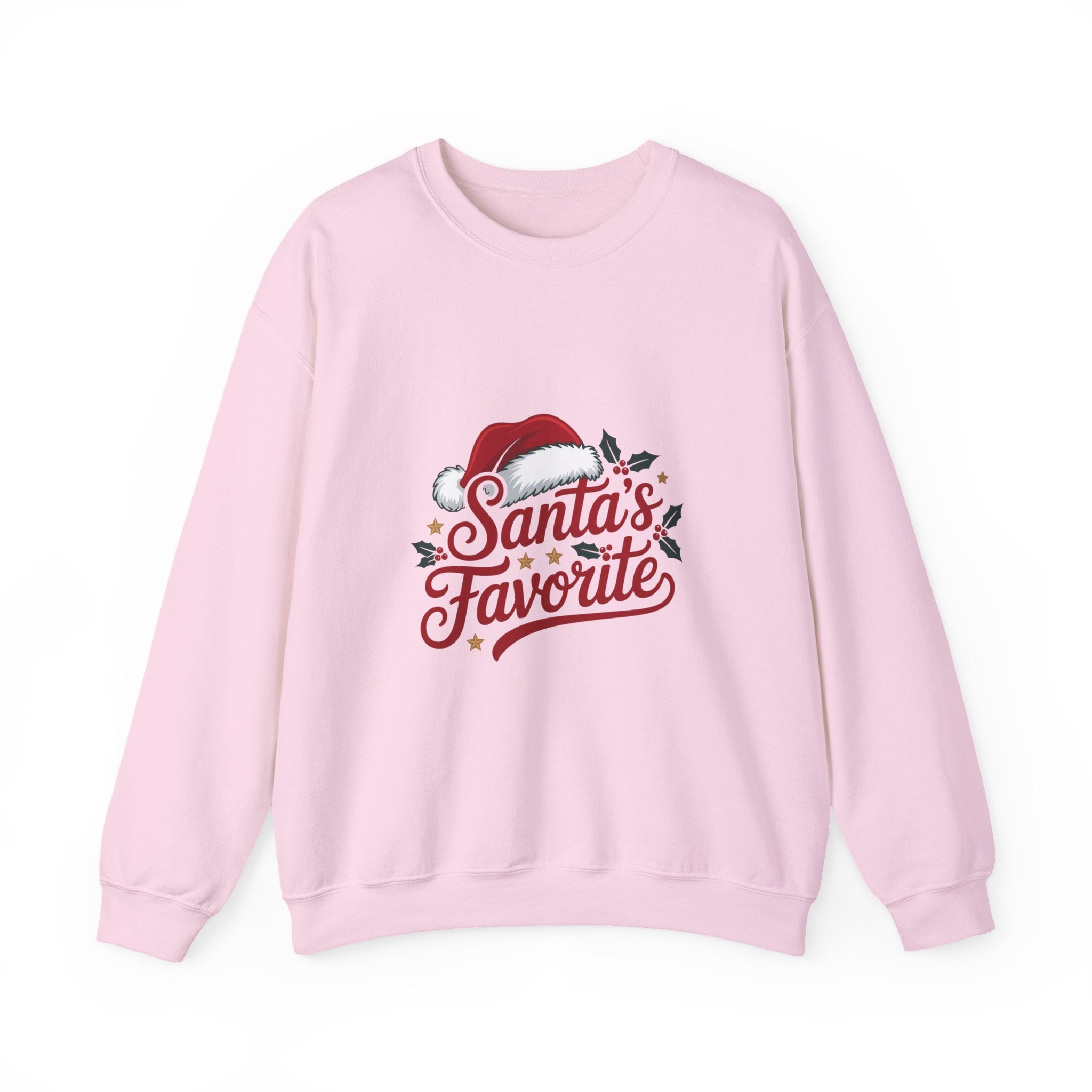 Santas Favorite Christmas Sweatshirt, Womens Christmas Shirt, Girly Christmas Gift, Funny Christmas Shirt, Festive Holiday Gift, Woman Holiday Sweater