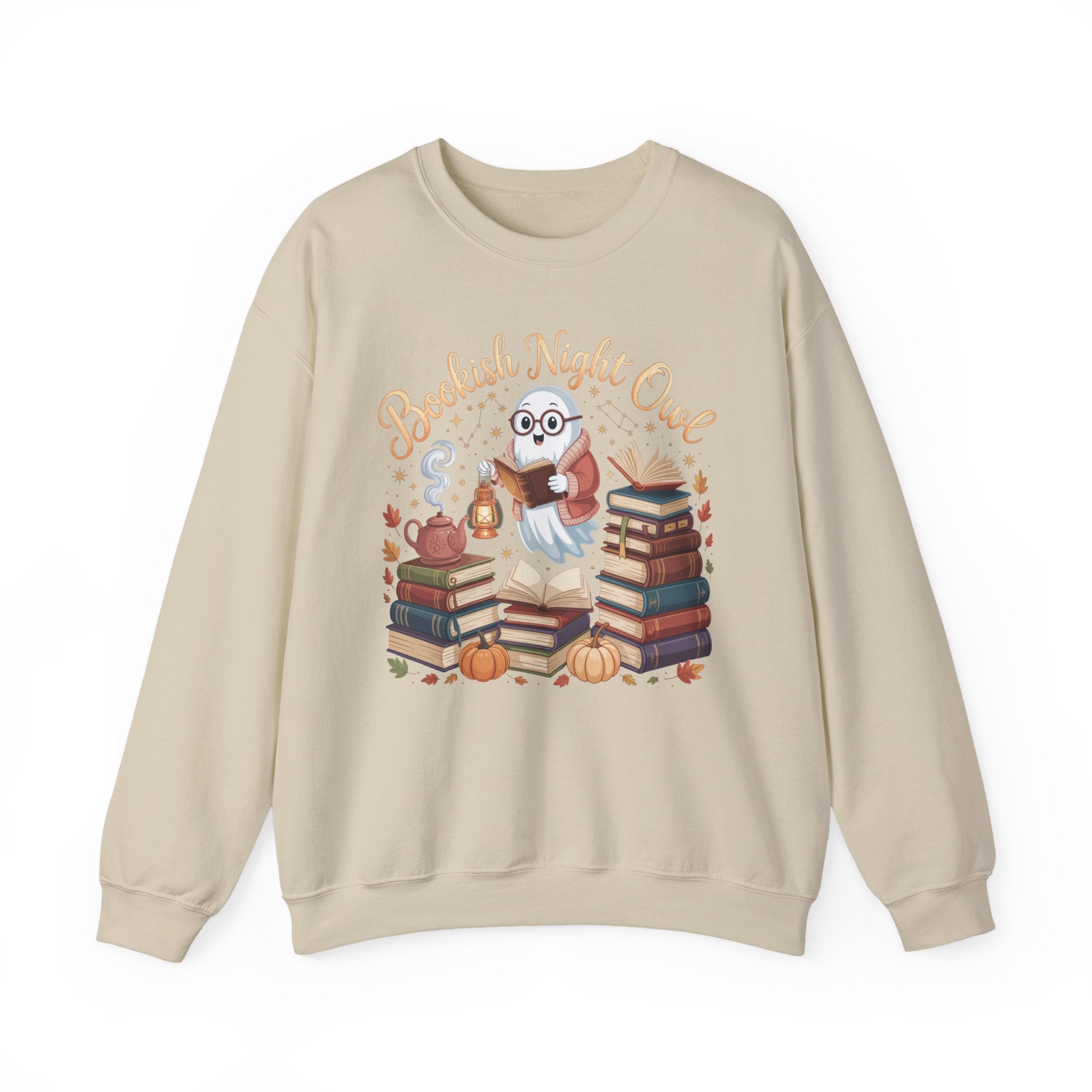 Bookish Night Owl Sweatshirt, Vintage Reading Sweatshirt, Booklover Gift, Reader Gift, Librarian Sweatshirt, Bookworm Pullover, Bookish Crewneck