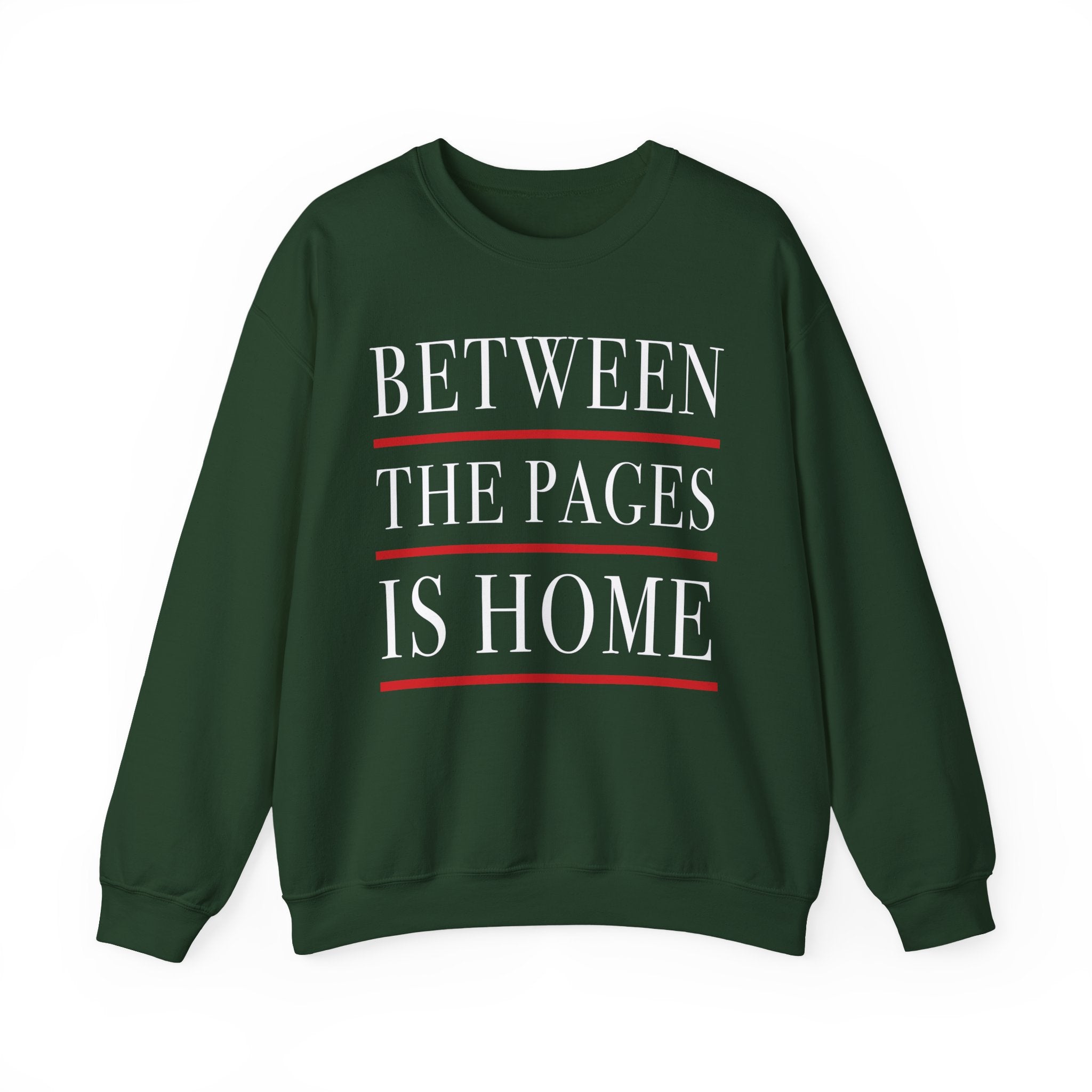 Between the Pages is Home Sweatshirt, Vintage Book Lover Sweatshirt, Reading Gift, Librarian Sweatshirt, Cozy Reader Gift, Bookworm Pullover, Bookish Crewneck