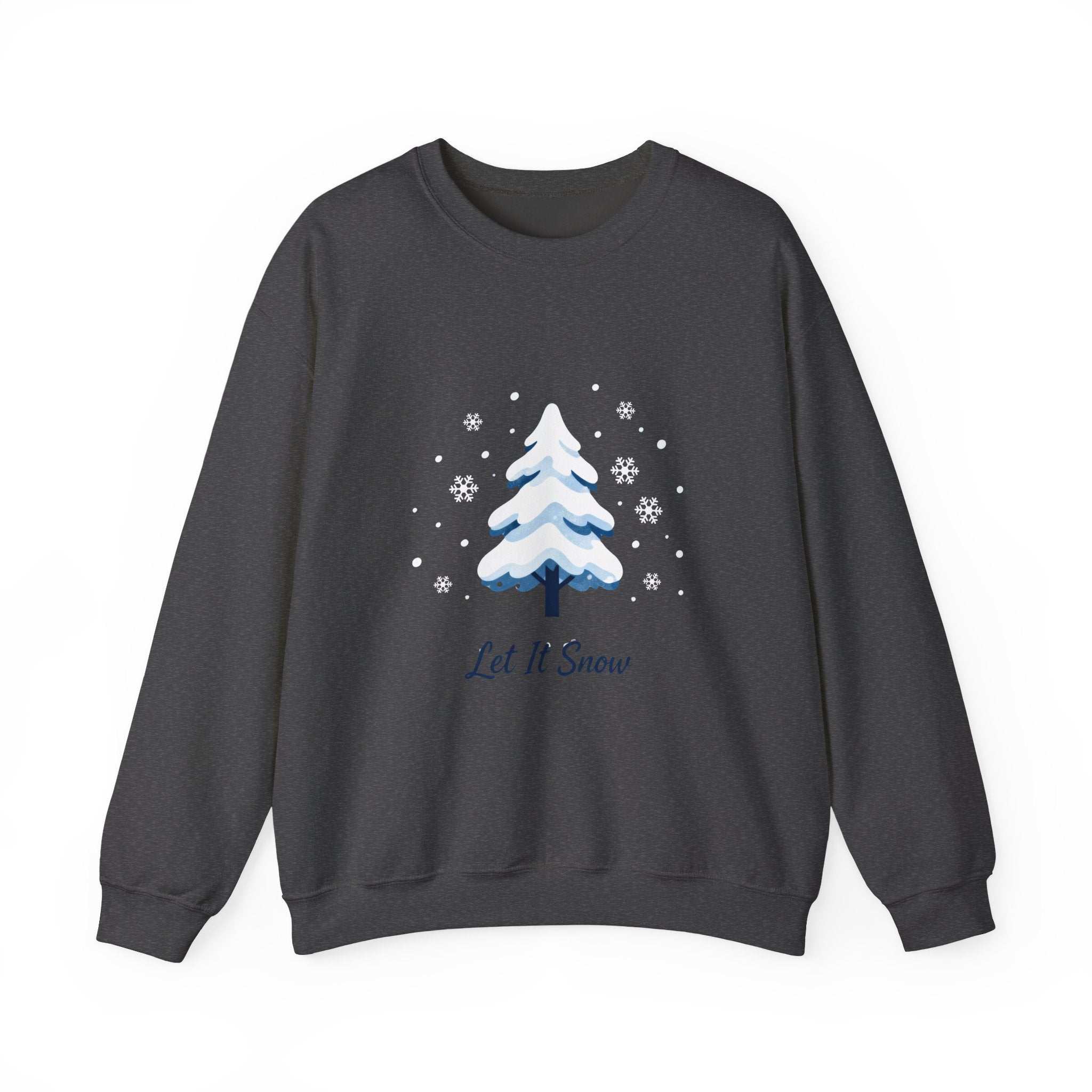 Let It Snow Sweatshirt, Christmas Tree Crewneck, Woman Winter Sweatshirt, Christmas Shirts for Women, Winter Sweatshirt, Winter Gift for Women