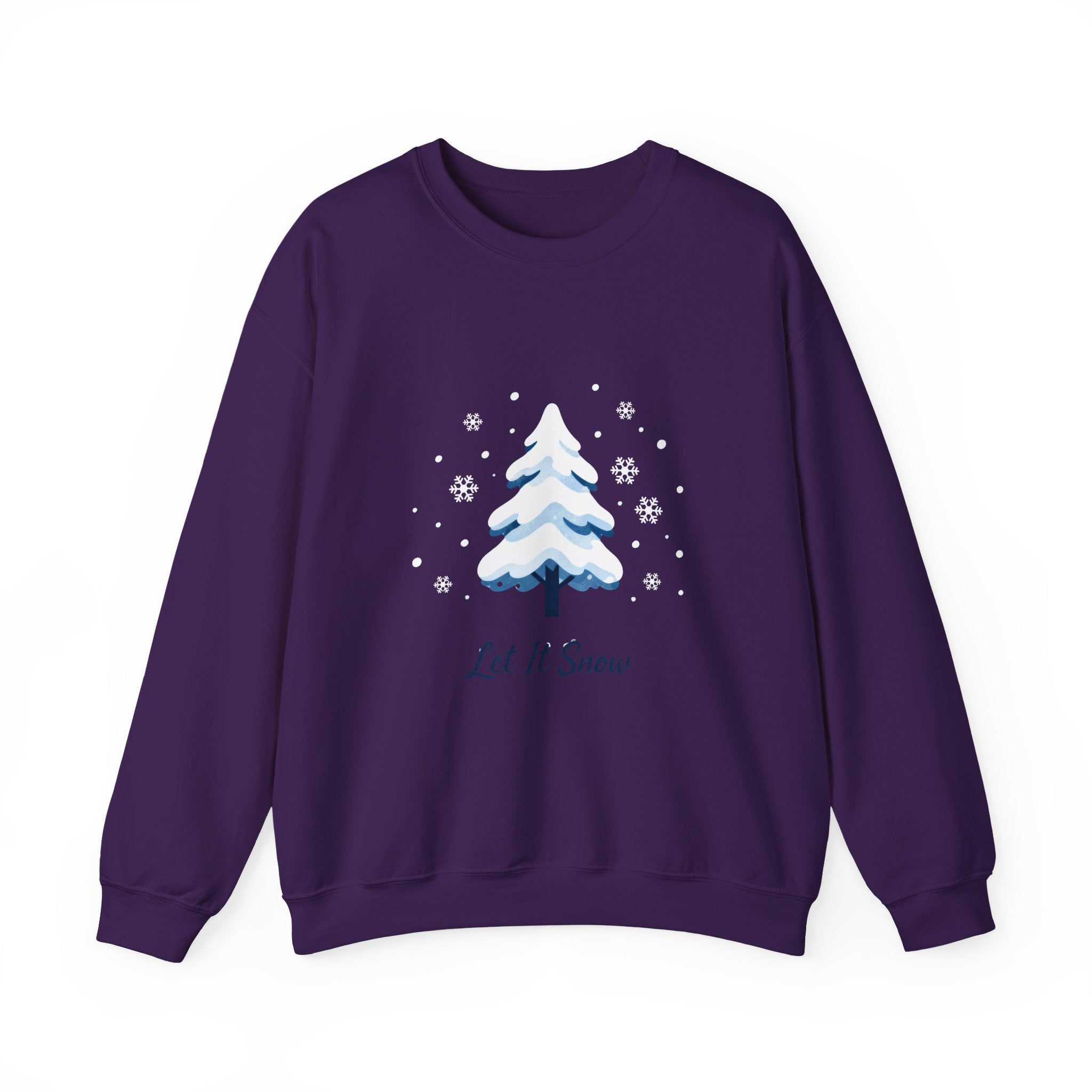 Let It Snow Sweatshirt, Christmas Tree Crewneck, Woman Winter Sweatshirt, Christmas Shirts for Women, Winter Sweatshirt, Winter Gift for Women