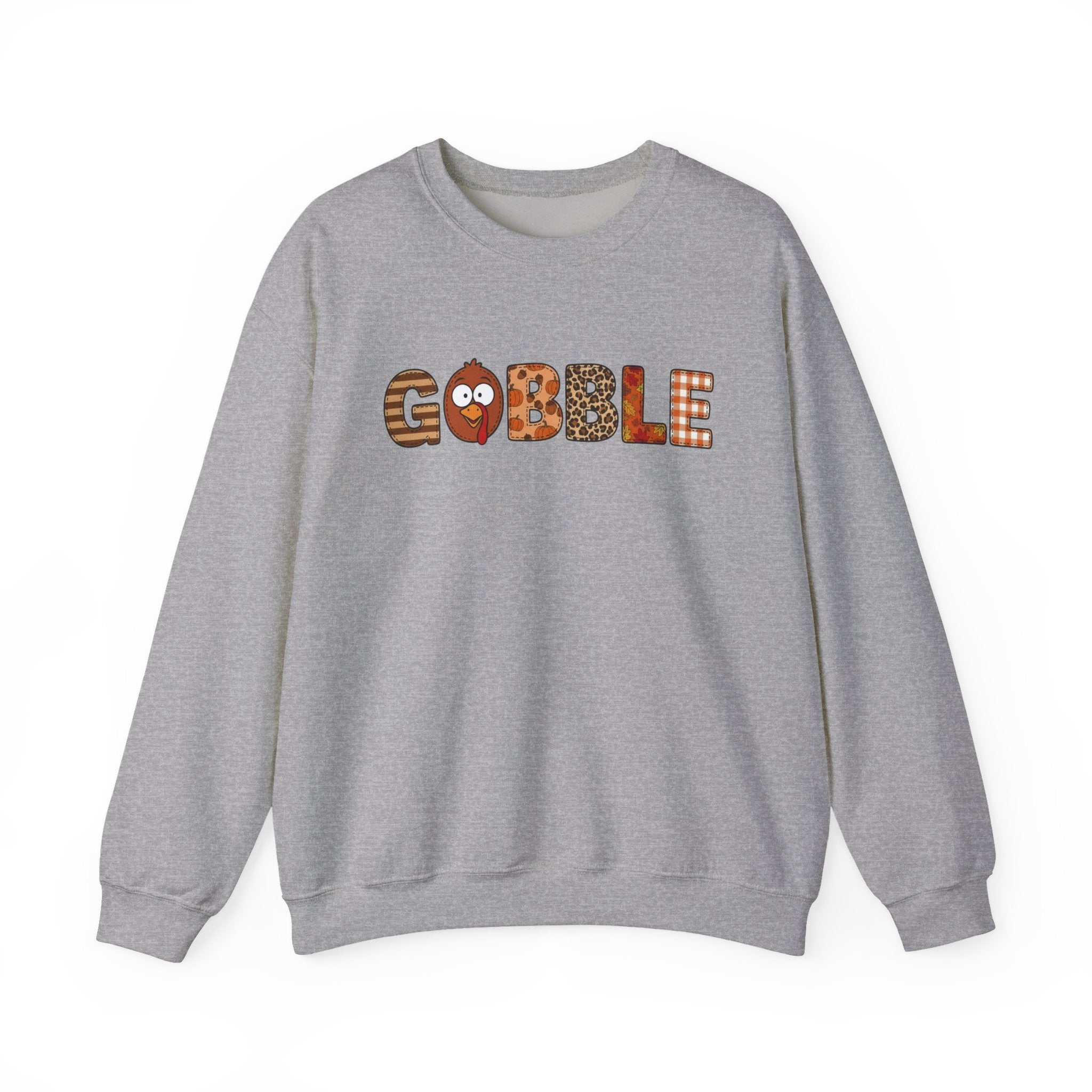 Gobble Thanksgiving Sweatshirt, Cute Thanksgiving Turkey Crewneck, Matching Thanksgiving Shirt, Family Thanksgiving Shirt, Womens Thanksgiving Shirt