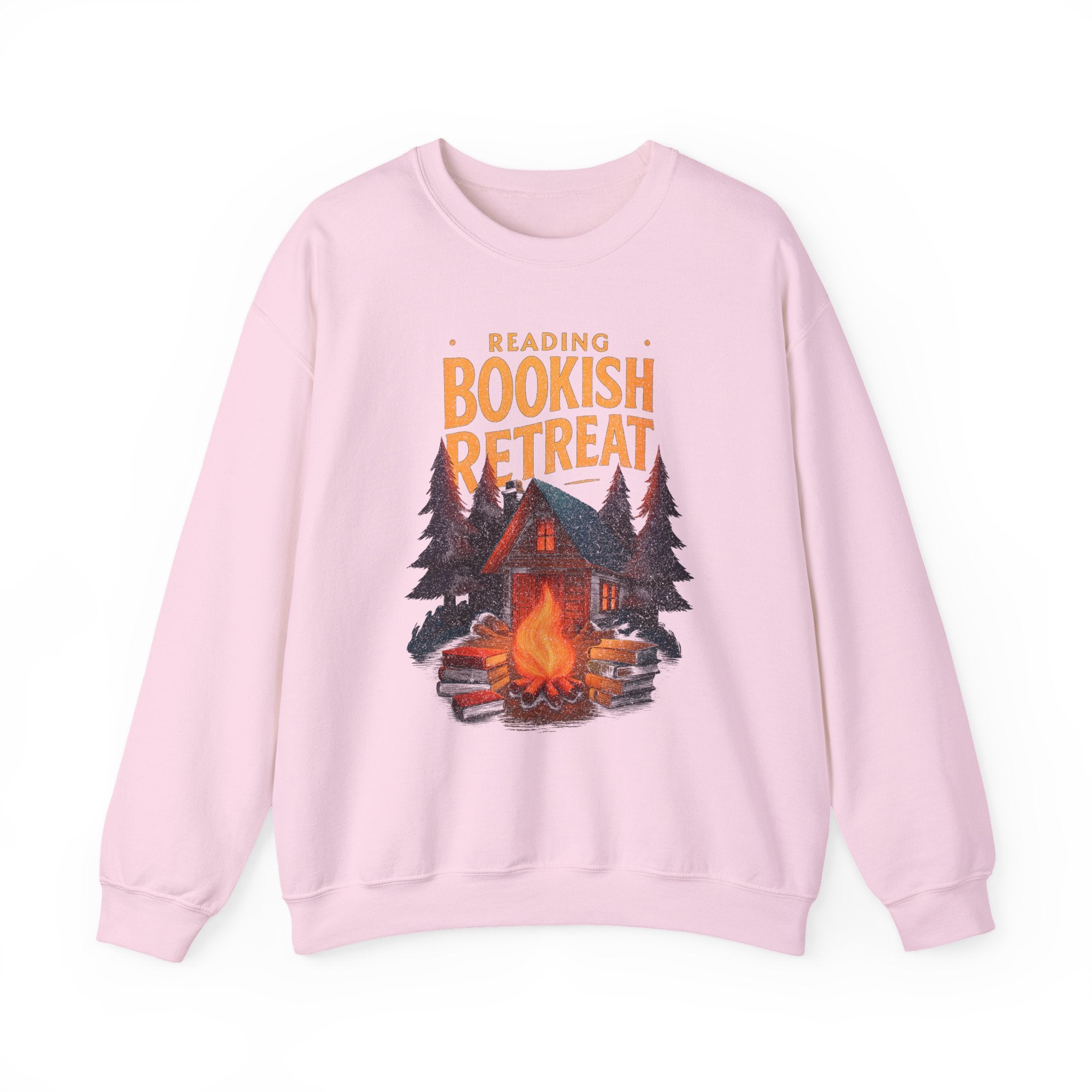 Reading Retreat Sweatshirt, Fall Bookish Crewneck, Gift For Book Lover, Autumn Cozy Readers Hoodie, Retro Fall Sweatshirt