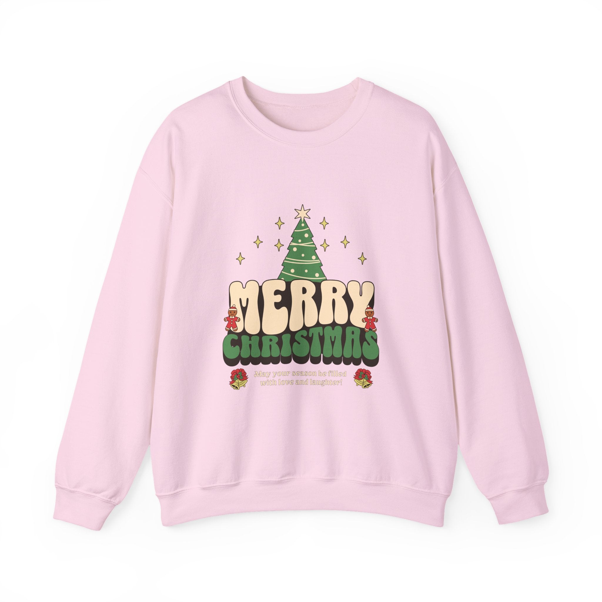 Merry Christmas Sweatshirt, Retro Christmas Tree Sweatshirt, Vintage Holiday Pullover, Cozy Winter Crewneck, Xmas Gift for Her, Festive Retro Shirt