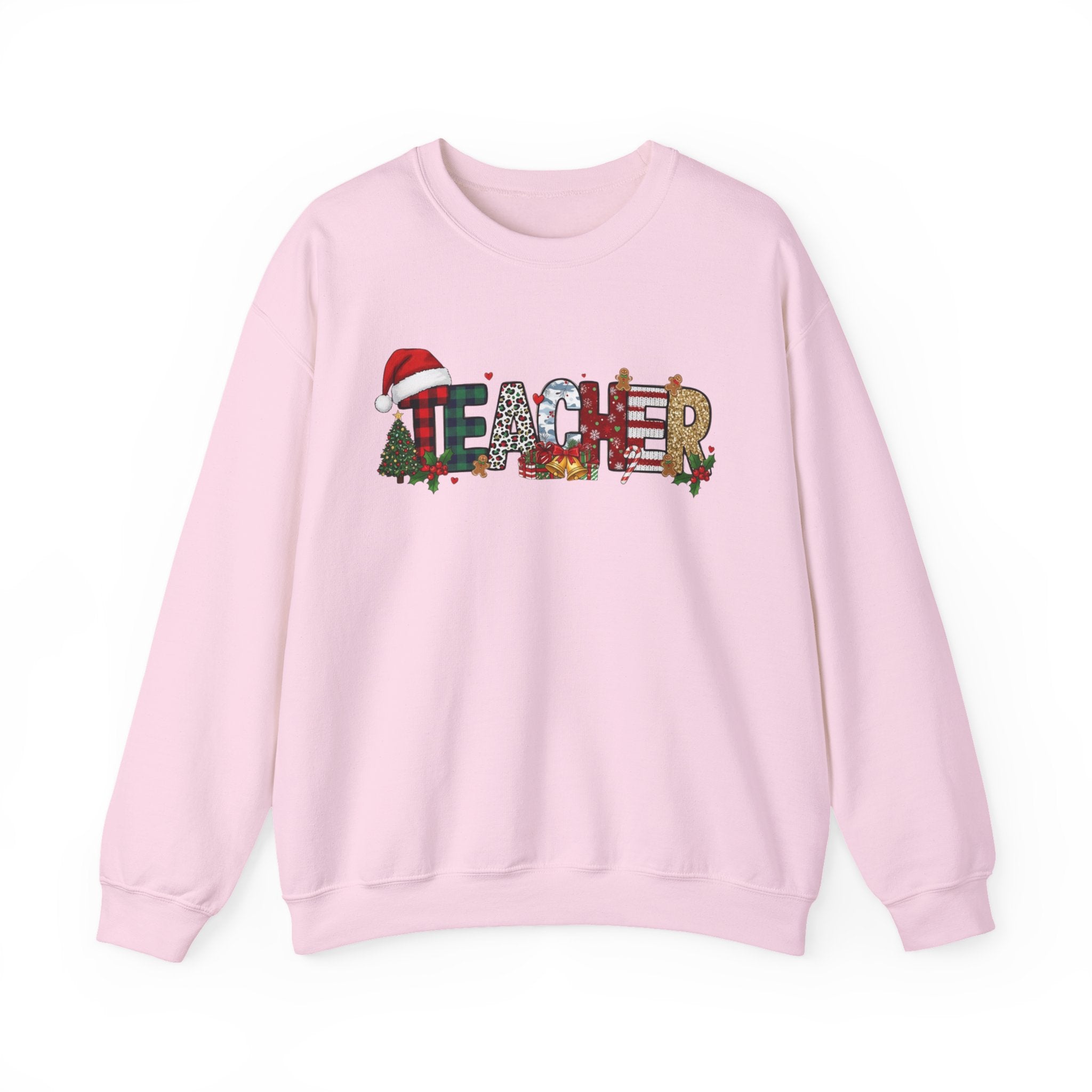 Merry Christmas Teacher Sweatshirt, Christmas Teachers Crewneck, Holly Jolly Teacher Xmas Sweater, Teacher Party Shirt, Gift For Teacher
