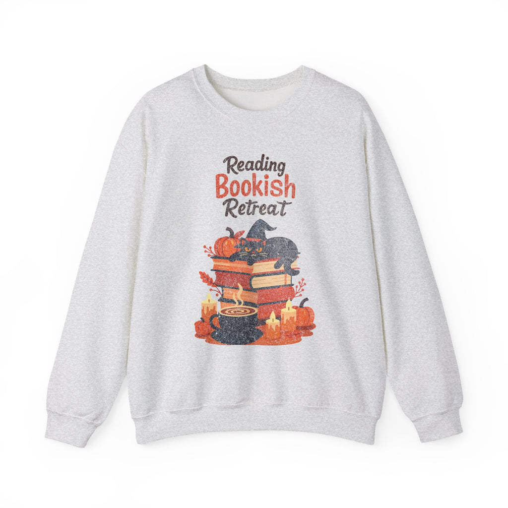 Reading Bookish Retreat Vintage Sweatshirt, Vintage Reading Sweatshirt, Booklover Gift, Reader Gift, Librarian Sweatshirt, Bookworm Pullover, Bookish Crewneck
