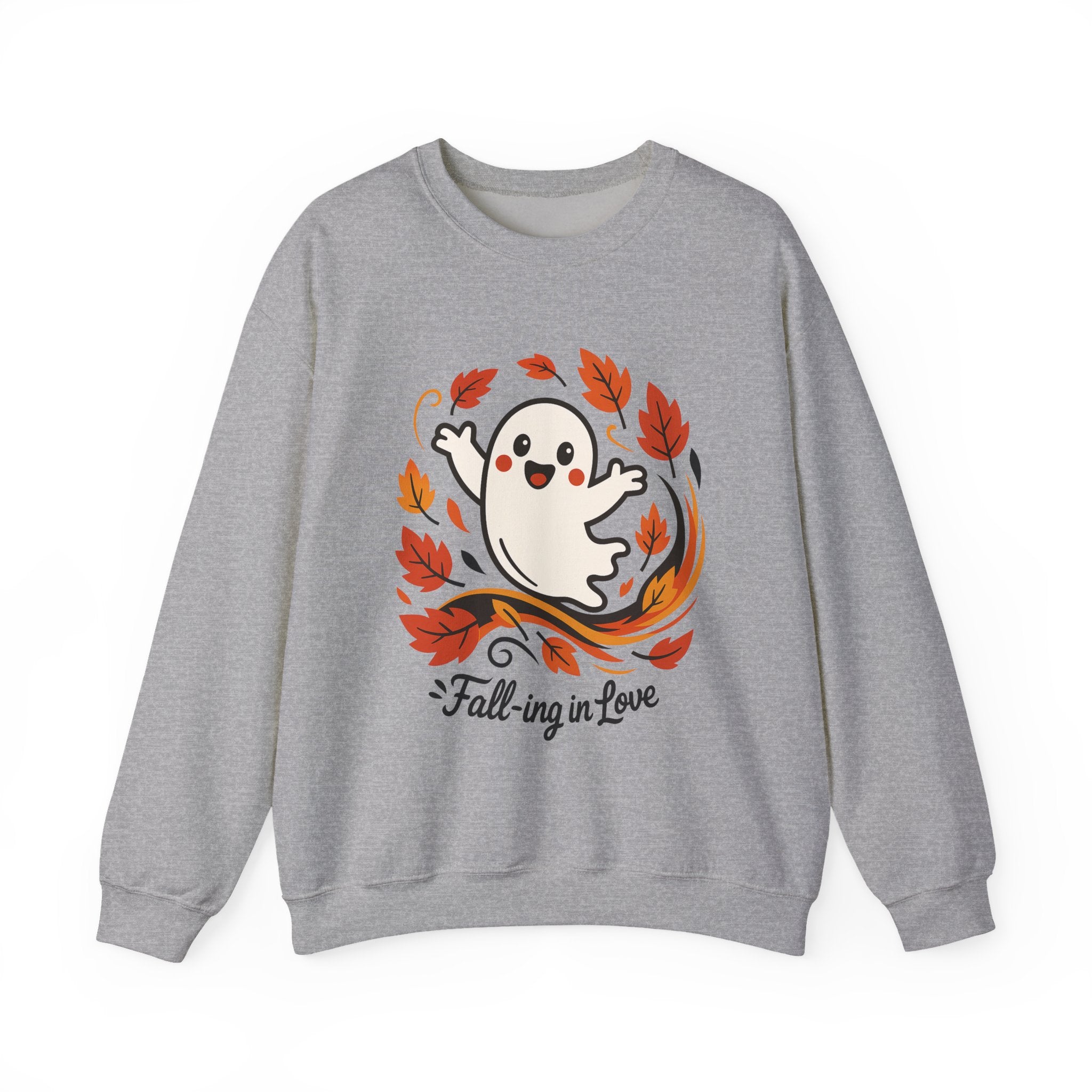 Ghost Fall Sweatshirt, Cute Halloween Crewneck, Cozy Fall Pullover, Autumn Aesthetic Crewneck, Spooky Season Gift, Fall Lovers Sweatshirt