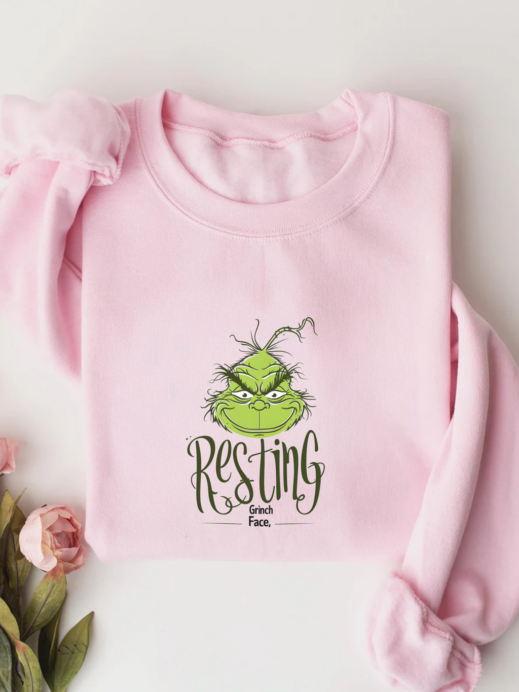 Copy of Grinch Face Sweatshirt, Grinch Face Crewneck, Grinchmas Sweater, Christmas Grinch Shirt, Christmas Funny Grinch Sweatshirt, Ew People Shirt