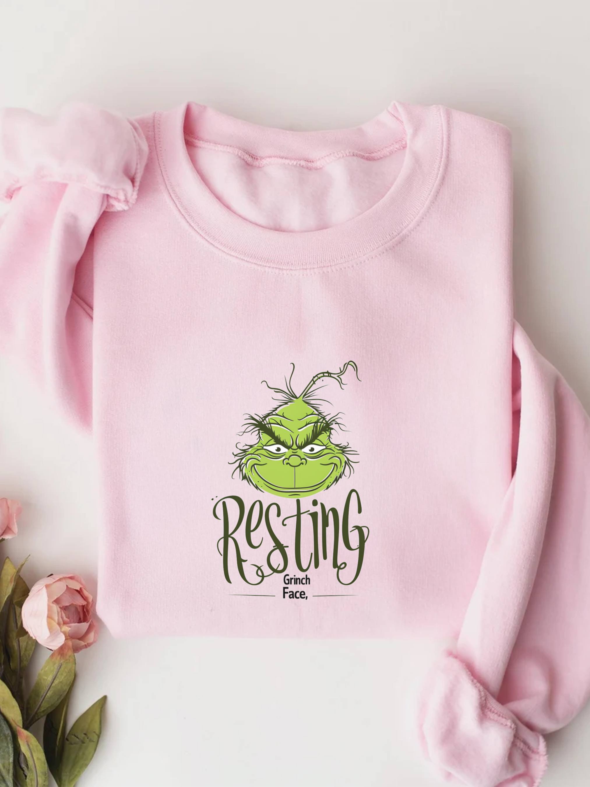 Copy of Grinch Face Sweatshirt, Grinch Face Crewneck, Grinchmas Sweater, Christmas Grinch Shirt, Christmas Funny Grinch Sweatshirt, Ew People Shirt