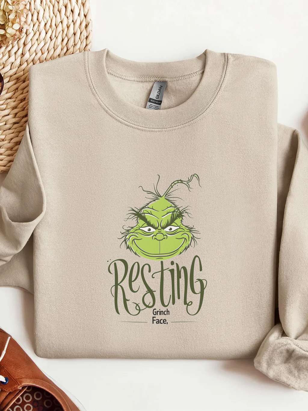 Copy of Grinch Face Sweatshirt, Grinch Face Crewneck, Grinchmas Sweater, Christmas Grinch Shirt, Christmas Funny Grinch Sweatshirt, Ew People Shirt