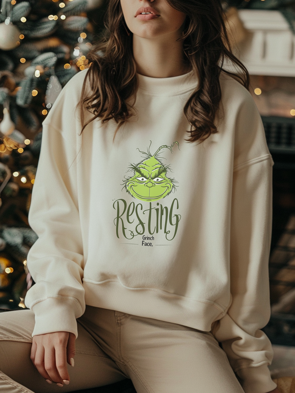 Copy of Grinch Face Sweatshirt, Grinch Face Crewneck, Grinchmas Sweater, Christmas Grinch Shirt, Christmas Funny Grinch Sweatshirt, Ew People Shirt