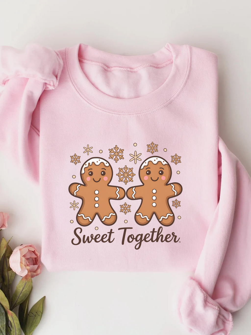 Gingerbread Sweatshirt, Christmas Gingerbread Cookies Crewneck, Holiday Baking, Christmas Cookie Baking, Gingerbread Sweater, Cute Holiday Crewneck