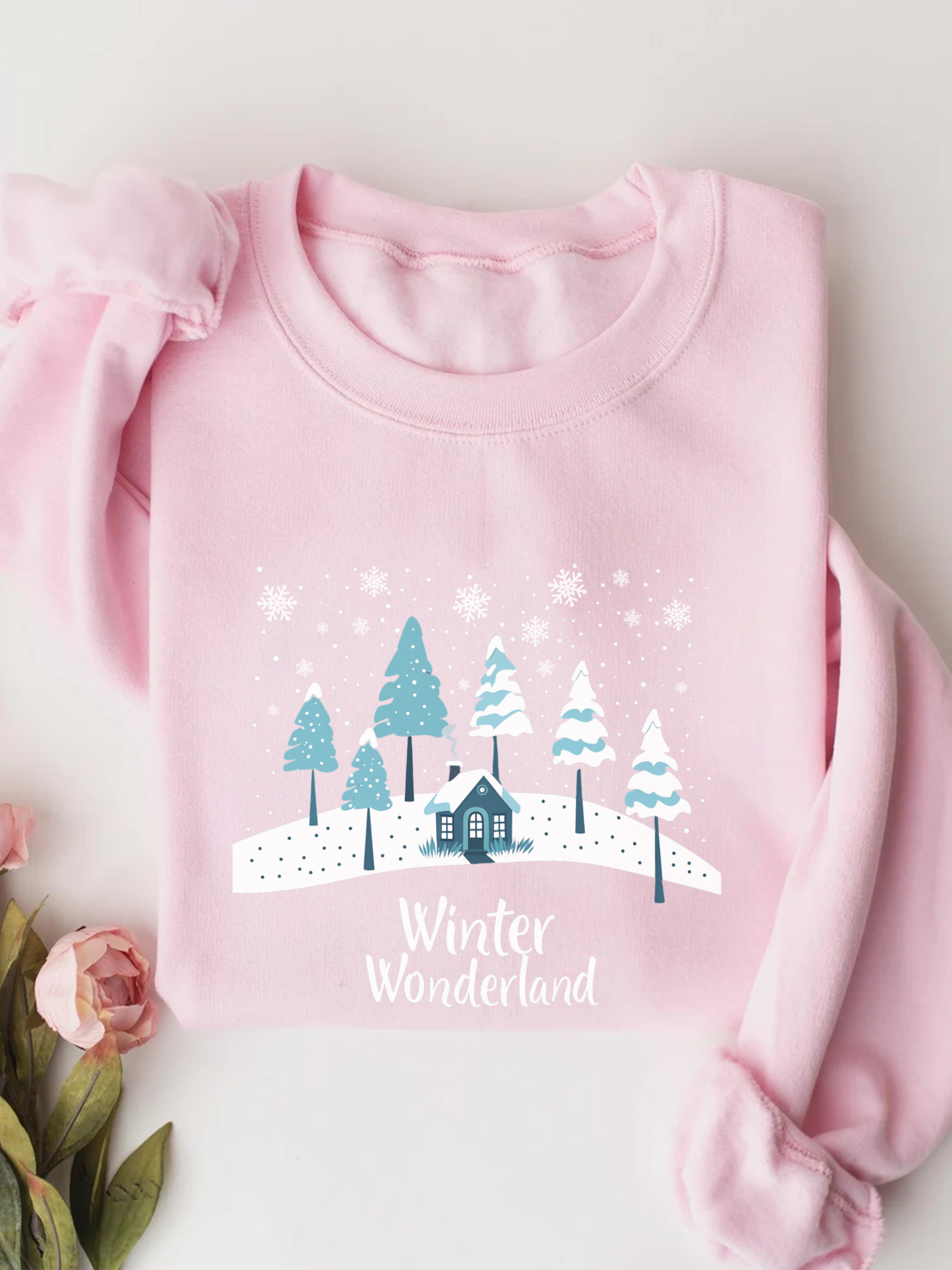 Winter Wonderland Sweatshirt, Christmas Tree Crewneck, Christmas Shirt For Women, Winter Gift, Family Winter Shirt, Winter Crew Shirt, Winter Lover Shirt