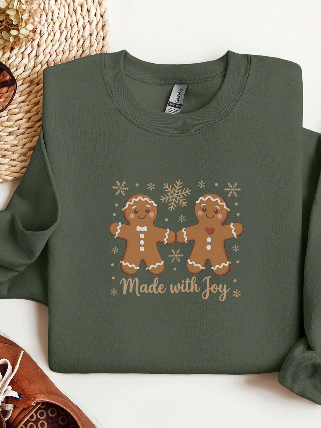 Cute Gingerbread Cookies Sweatshirt, Cute Christmas Cookies Crewneck, Christmas Gingerbread Cookies Shirt, Festive Holiday Outfit, Holiday Women Gift