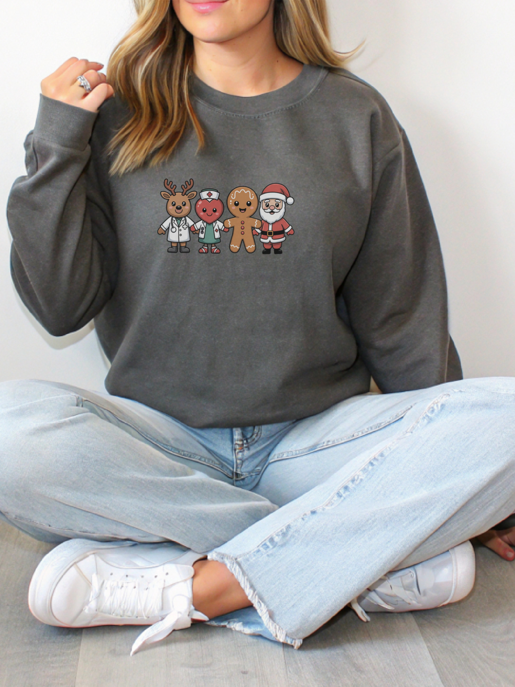 Healthcare Christmas Sweatshirt, Nurse Sweatshirt, Merry Christmas Nurse Crewneck, Festive Doctor Sweater, Doctor Festive Hoodie, Gift for Nurse, Gift for Doctors