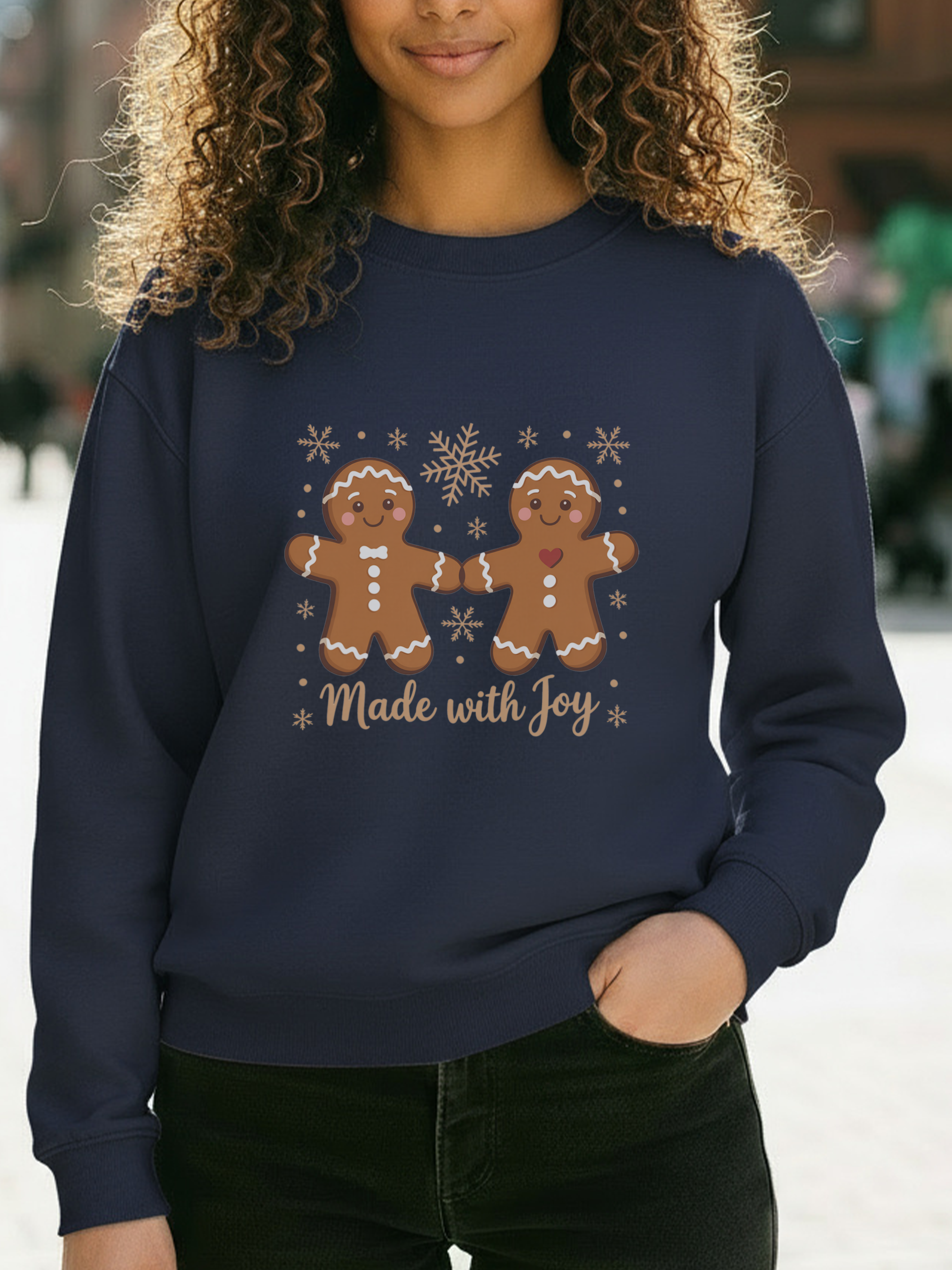 Cute Gingerbread Cookies Sweatshirt, Cute Christmas Cookies Crewneck, Christmas Gingerbread Cookies Shirt, Festive Holiday Outfit, Holiday Women Gift