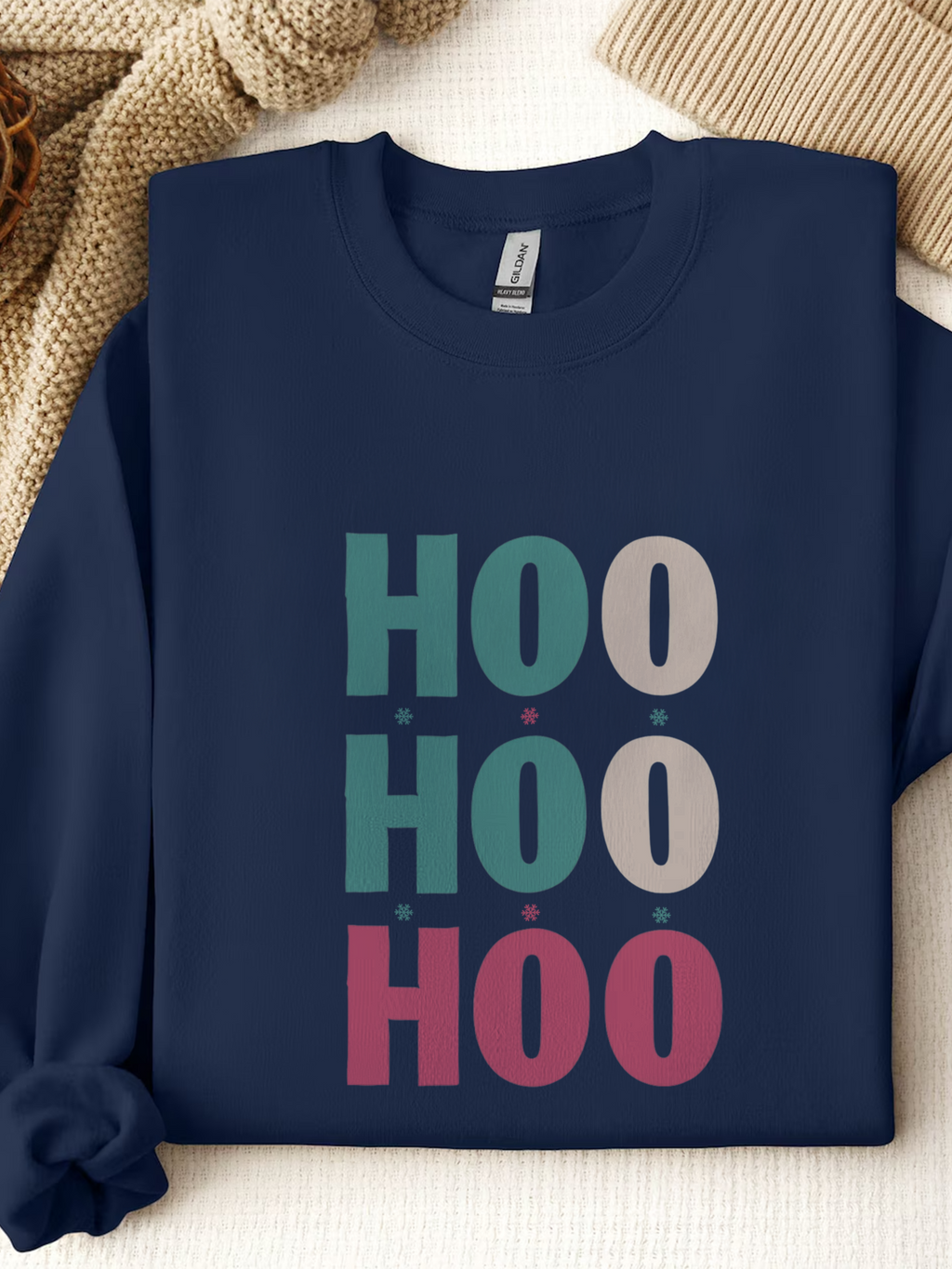 Ho Ho Ho Sweatshirt, Christmas Woman Crewneck, Xmas Sweater, Pink Girly Christmas, Happy Holiday Shirt, Christmas Woman Gift
