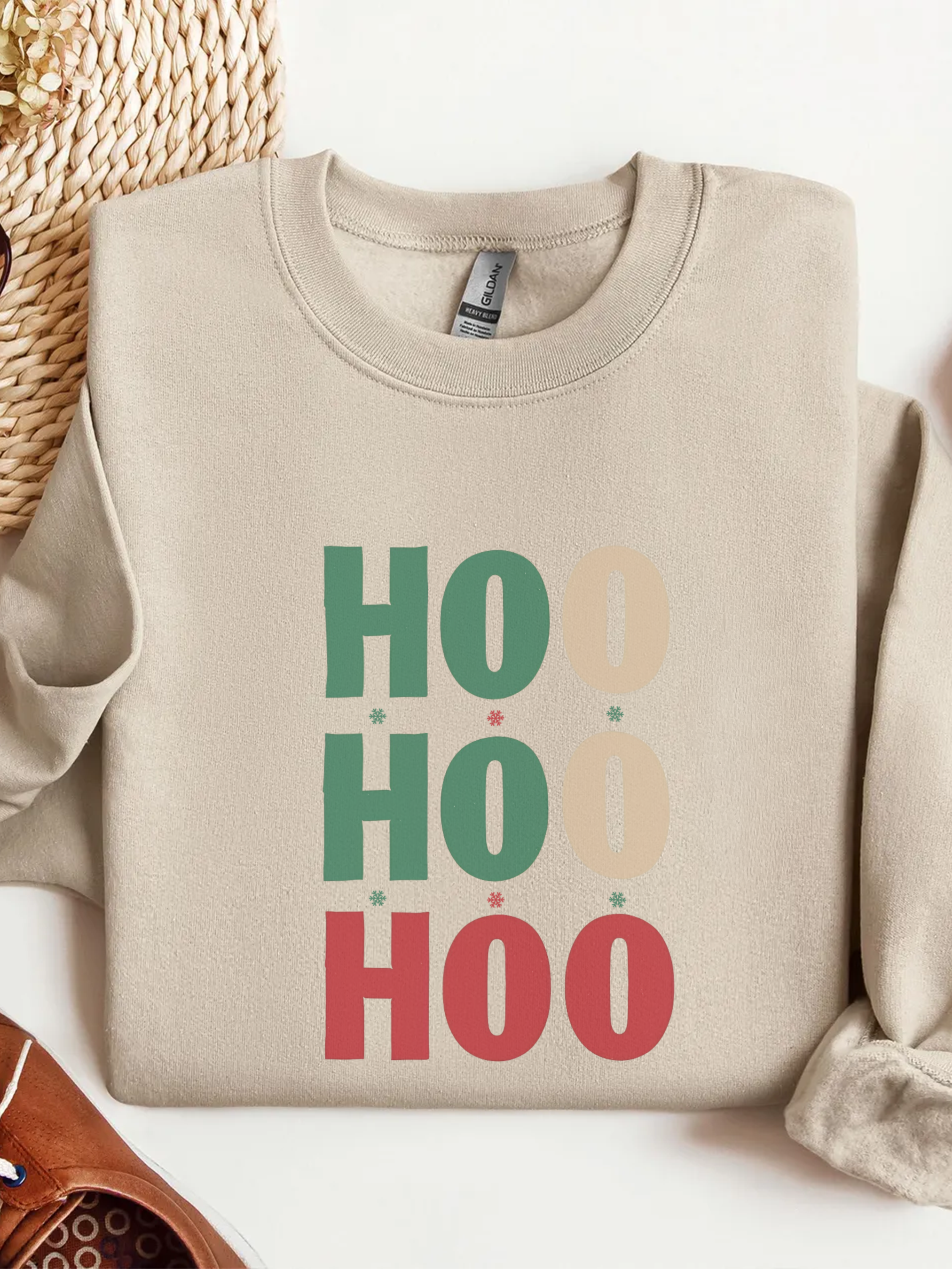 Ho Ho Ho Sweatshirt, Christmas Woman Crewneck, Xmas Sweater, Pink Girly Christmas, Happy Holiday Shirt, Christmas Woman Gift
